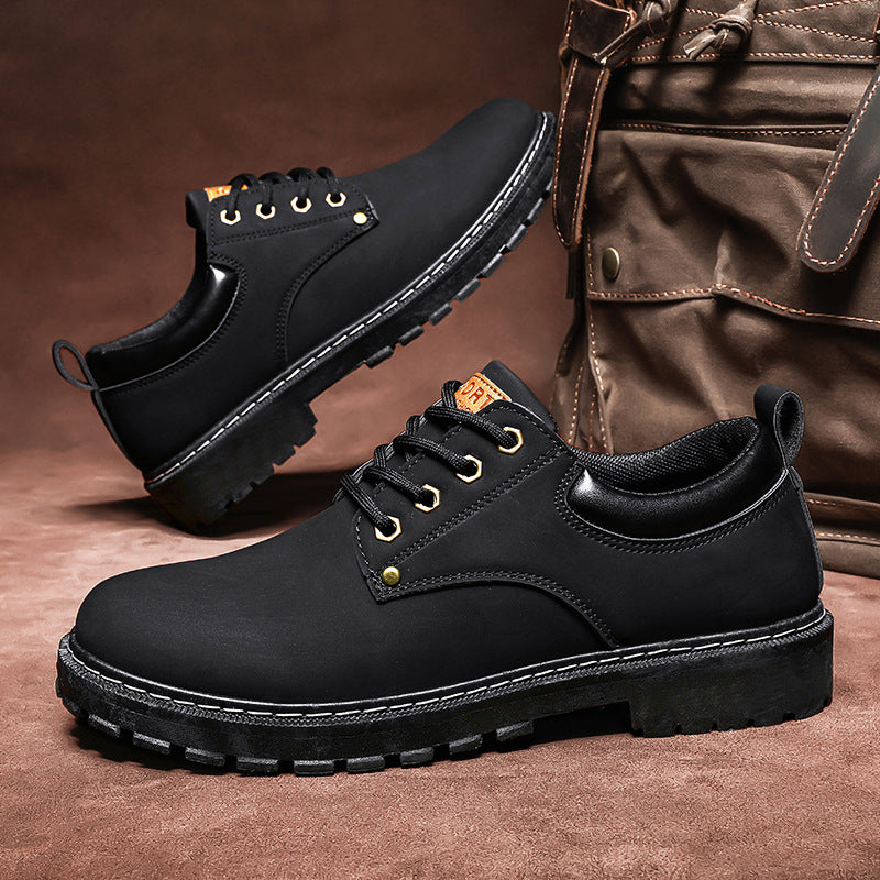 Men's Thick-Soled Work Boots with Height Boost | Ideal for All Seasons