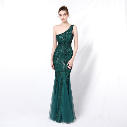 Backless Fishtail Evening Dress with Waist Detail I Ideal for All Seasons