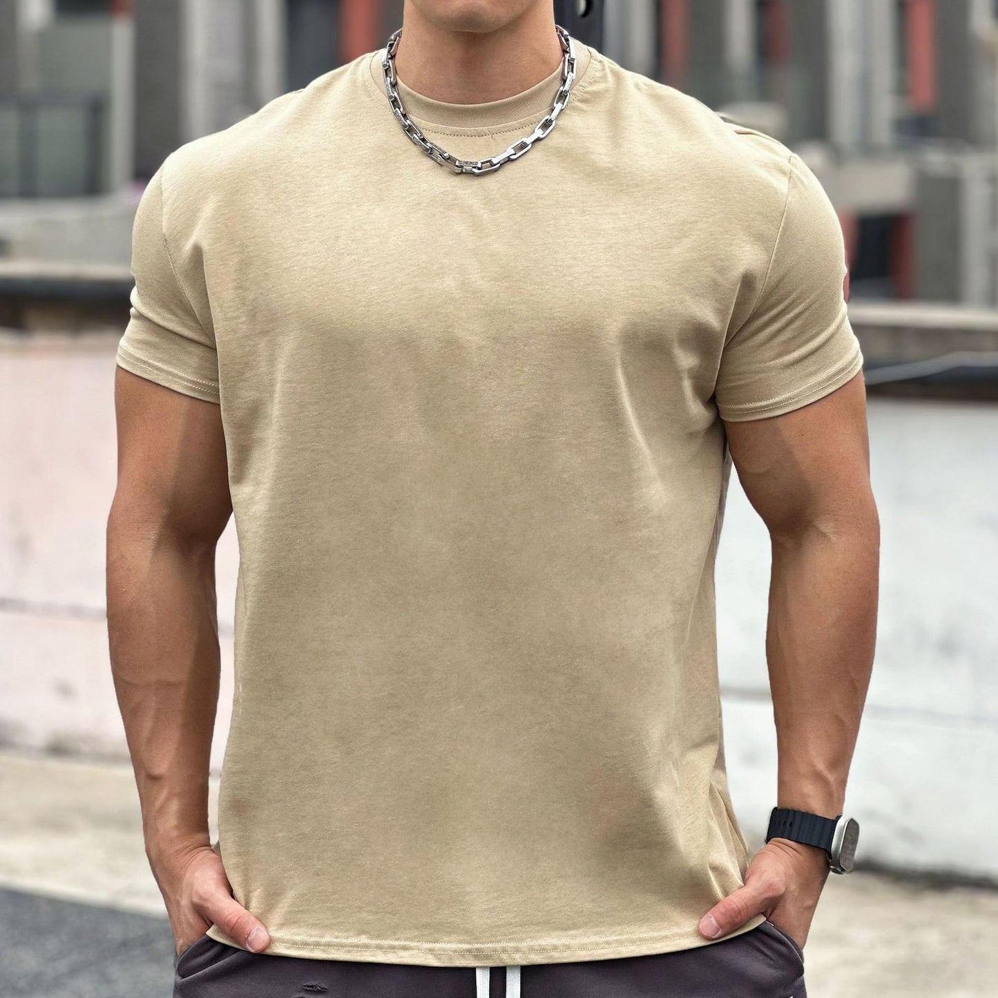 Cotton Sports Loose Fit Short Sleeve Shirt Ideal for Summer