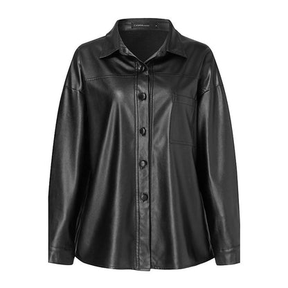 Women's PU Leather Motorcycle Jacket | Ideal for All Seasons